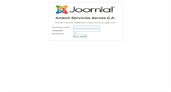 Desktop Screenshot of airtechservicios.net